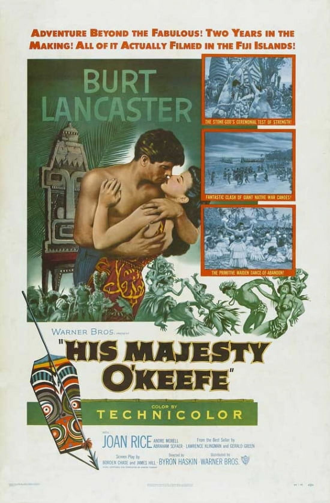 His Majesty OKeefe movie poster 11x17 print