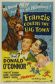 Francis Covers the Big Town Movie Poster 11x17