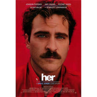 Her Movie Poster Print featuring vibrant colors and cinematic design.