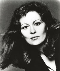 Faye Dunaway classic portrait photo print featuring wavy hair.
