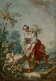 The Joys of Motherhood art print by Jean-Honoré Fragonard, 18 x 24