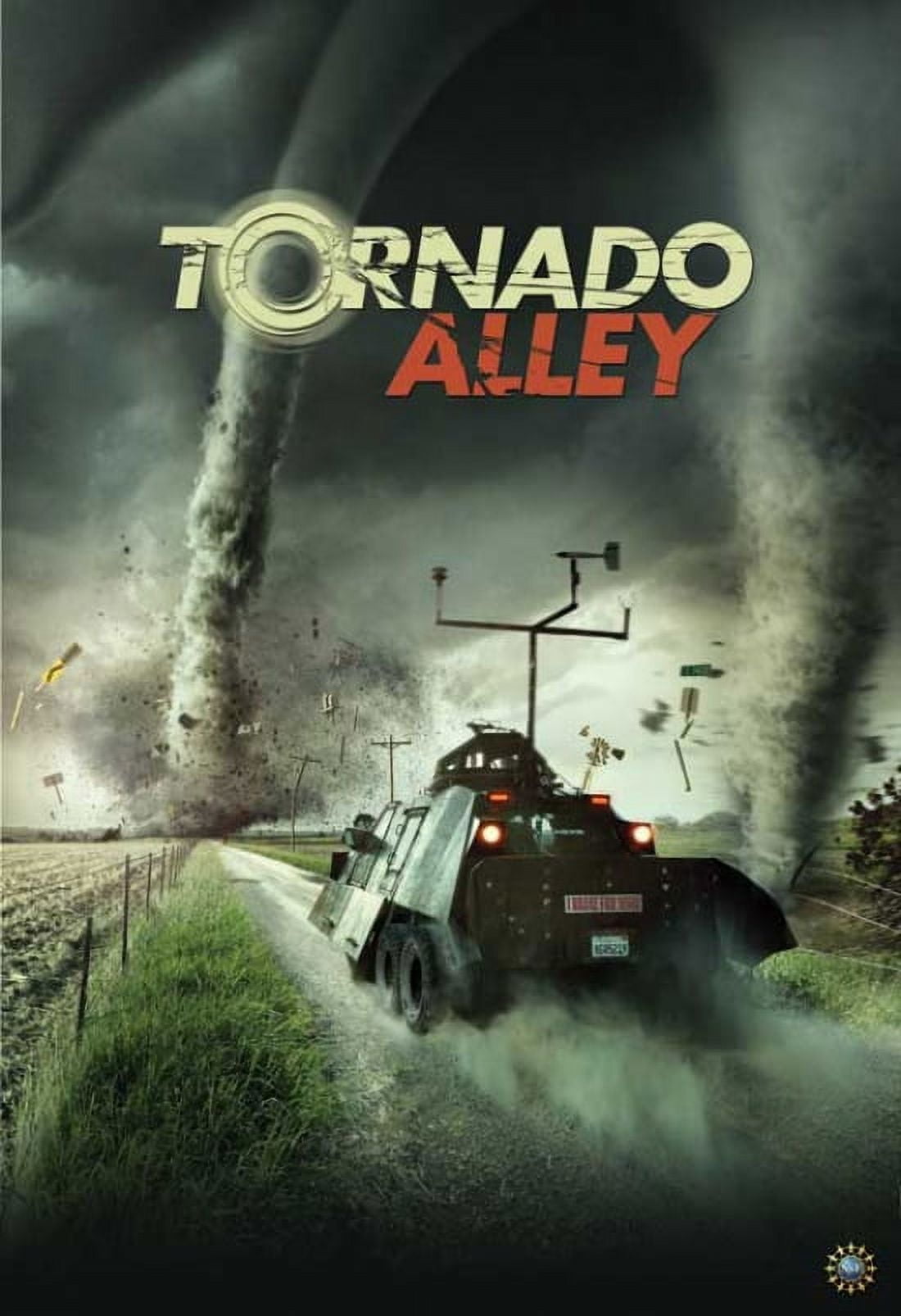 Tornado Alley Movie Poster 11x17 print featuring dramatic tornado imagery.