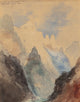 From the Top of Great Fall Yellowstone Art Print by Thomas Moran
