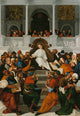 The Twelve-Year-Old Jesus Teaching in the Temple Art Print by Ludovico Mazzolino