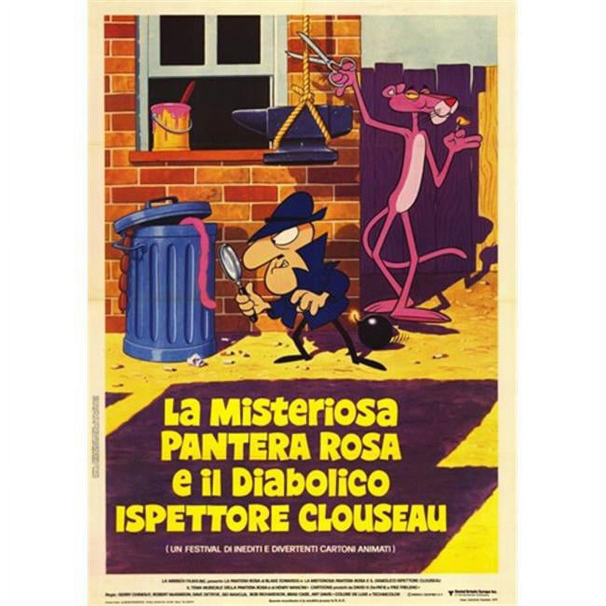 Pink Panther Cartoon Festival Movie Poster 11x17