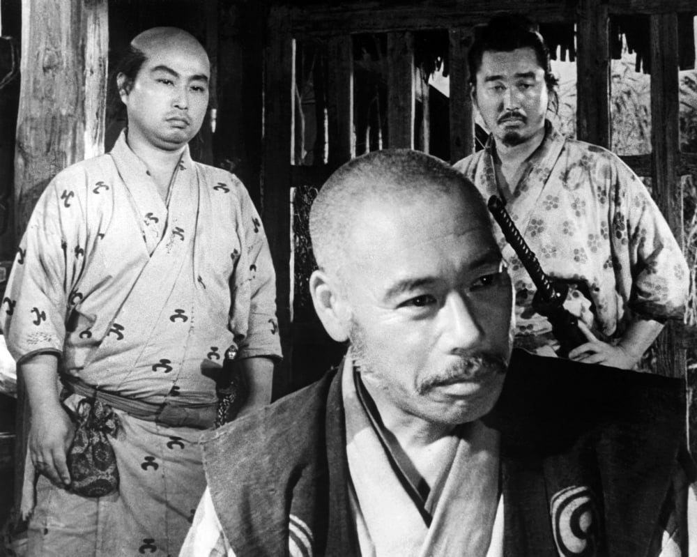 The Seven Samurai Photo Print showcasing iconic film imagery.