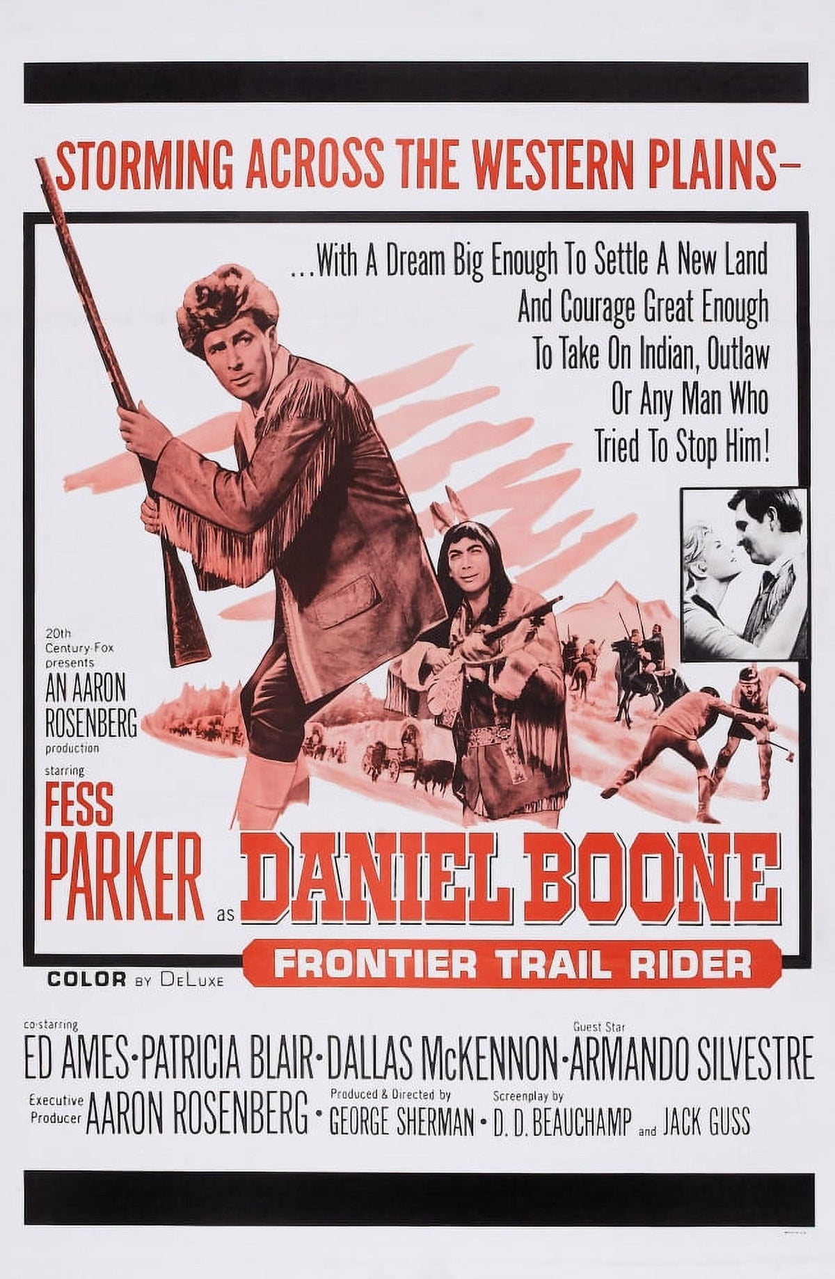 Daniel Boone Frontier Trail Rider Movie Masterprint Poster.