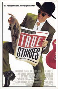True Stories Movie Poster 11x17 print showcasing vibrant colors and design.