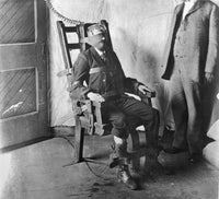 Electric Chair 1908 execution demonstration poster print