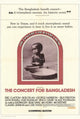 The Concert for Bangladesh movie poster print, 27 x 40 inches.