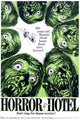 Horror Hotel illustrated print by Jack Davis, 1960 movie poster.