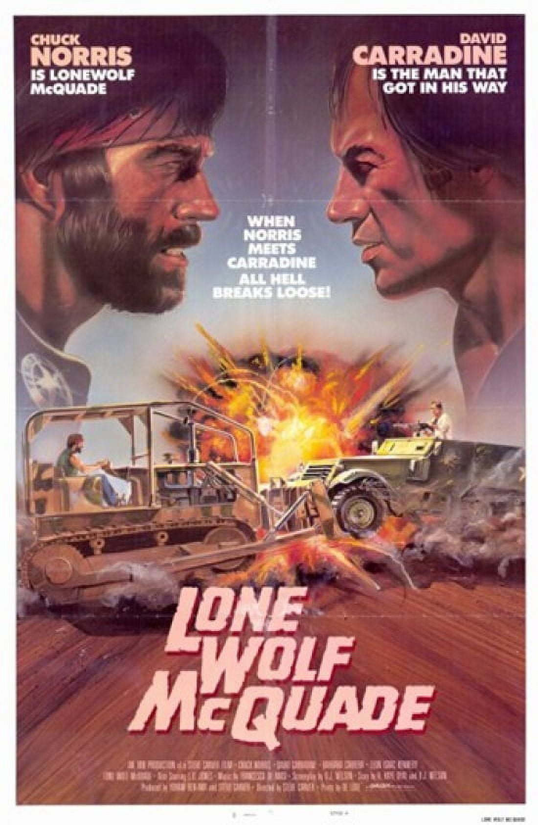 Lone Wolf McQuade Movie Poster 11x17 premium print