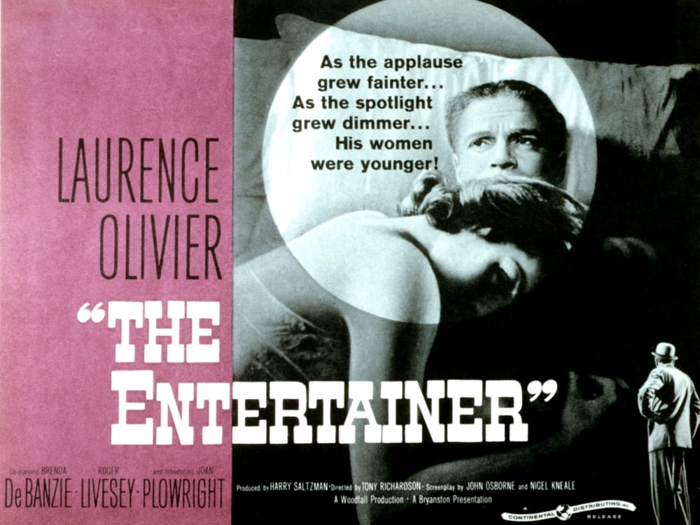 The Entertainer movie Masterprint poster featuring Laurence Olivier