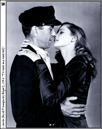Lauren Bacall and Humphrey Bogart photo print from 'To Have and Have Not', 1945.