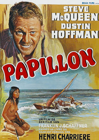 Papillon Movie Poster Masterprint 11x17 - iconic cinematic art.