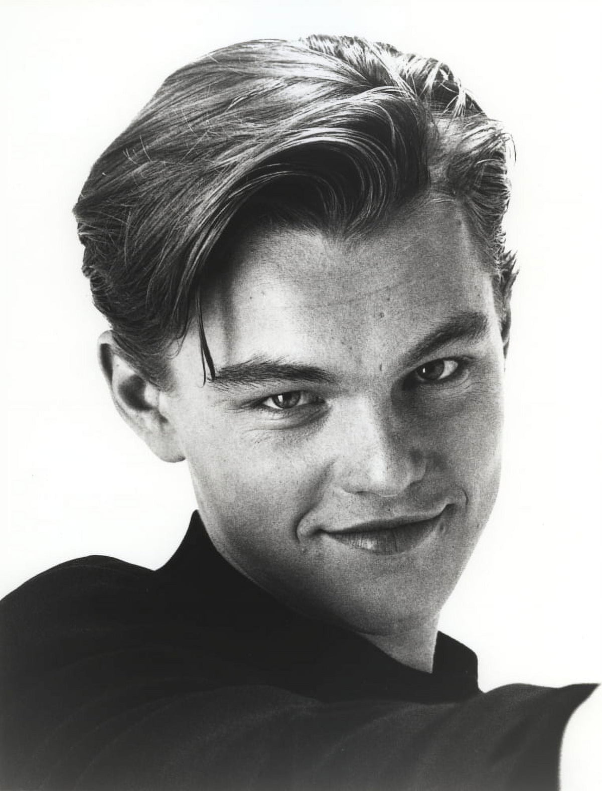 Couple portrait of Leonardo DiCaprio and Kate Winslet from Titanic movie photo print.