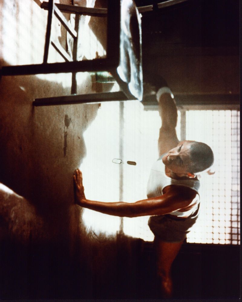 Demi Moore exercising in G.I. Jane photo print.