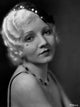 Claudette Colbert close-up portrait photo print with necklace.