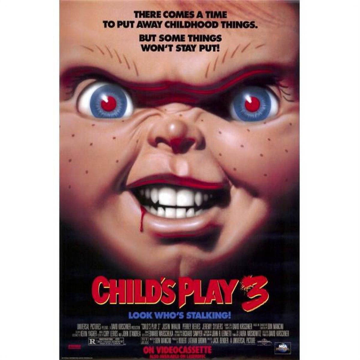 Child's Play 3 Movie Poster 11x17 Print featuring Chucky