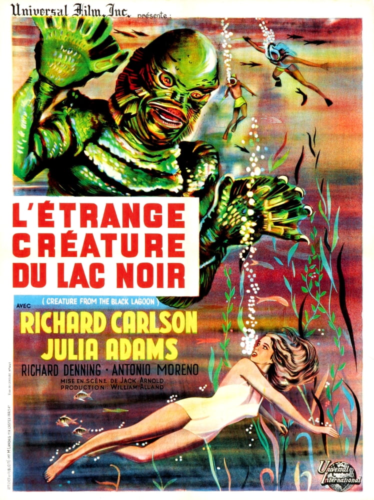 Creature From The Black Lagoon Movie Poster Masterprint 11x17