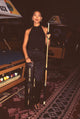 Jeanette Lee photo print with pool cue, 8x10 size