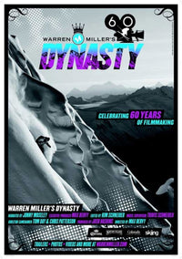 Warren Miller's Dynasty Movie Poster 11x17 print showcasing winter sports adventure