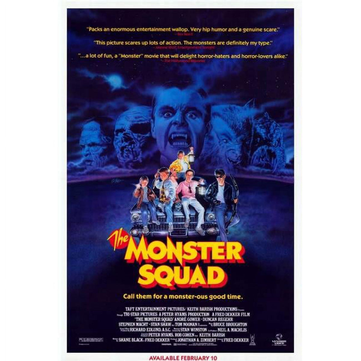 The Monster Squad Movie Poster Print 27x40