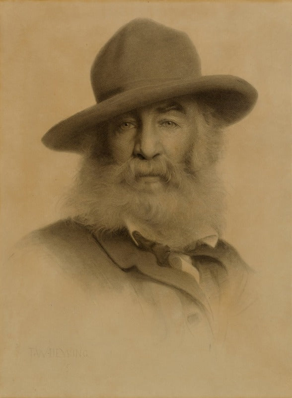 Walt Whitman Poster Print by Thomas Wilmer Dewing, 18x24