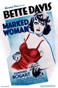 Marked Woman Movie Poster Masterprint featuring Bette Davis, 1937.