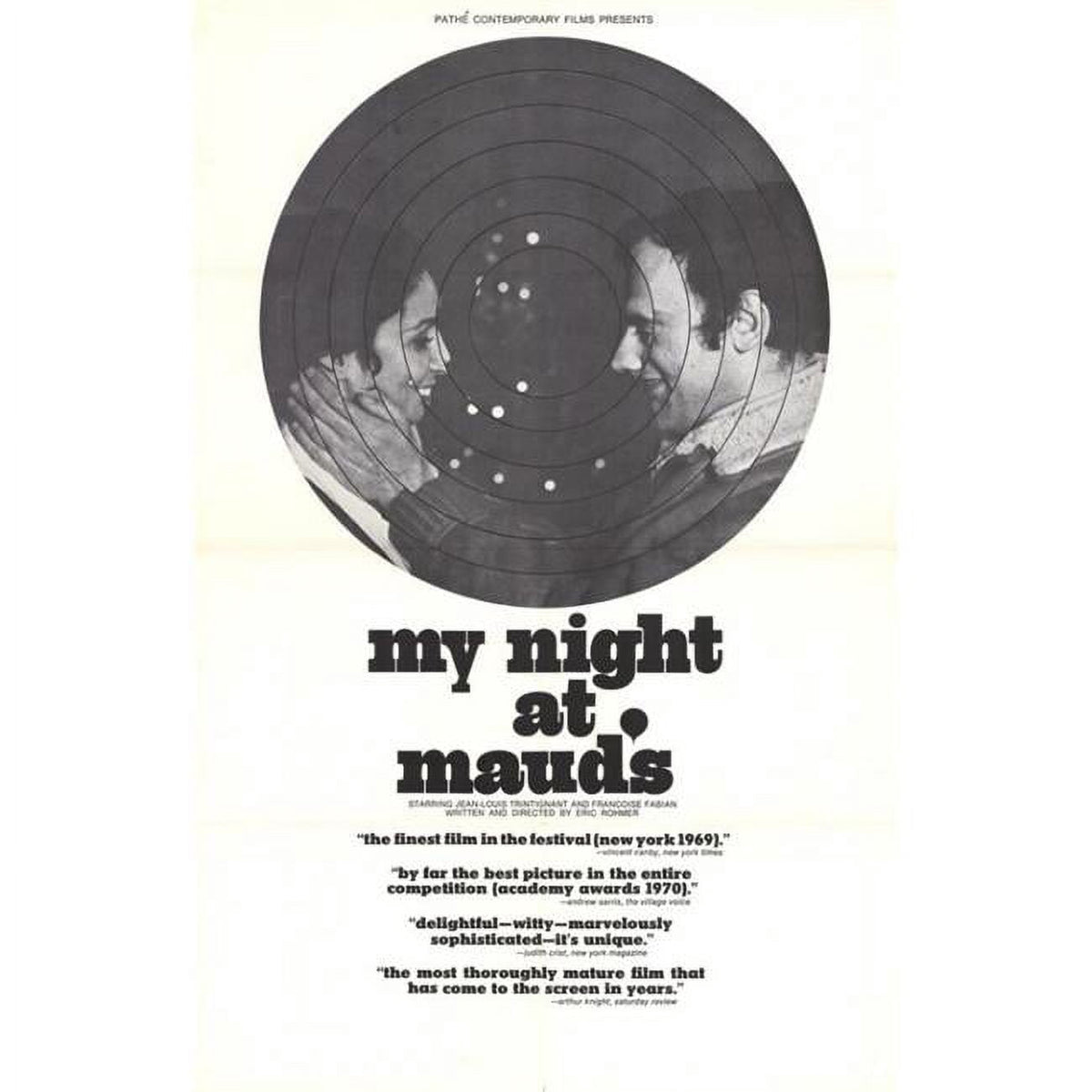 My Night at Maud's movie poster print 27x40 size