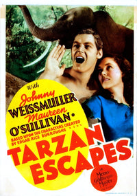 Tarzan Escapes Movie Masterprint Poster - Adventure Film Art
