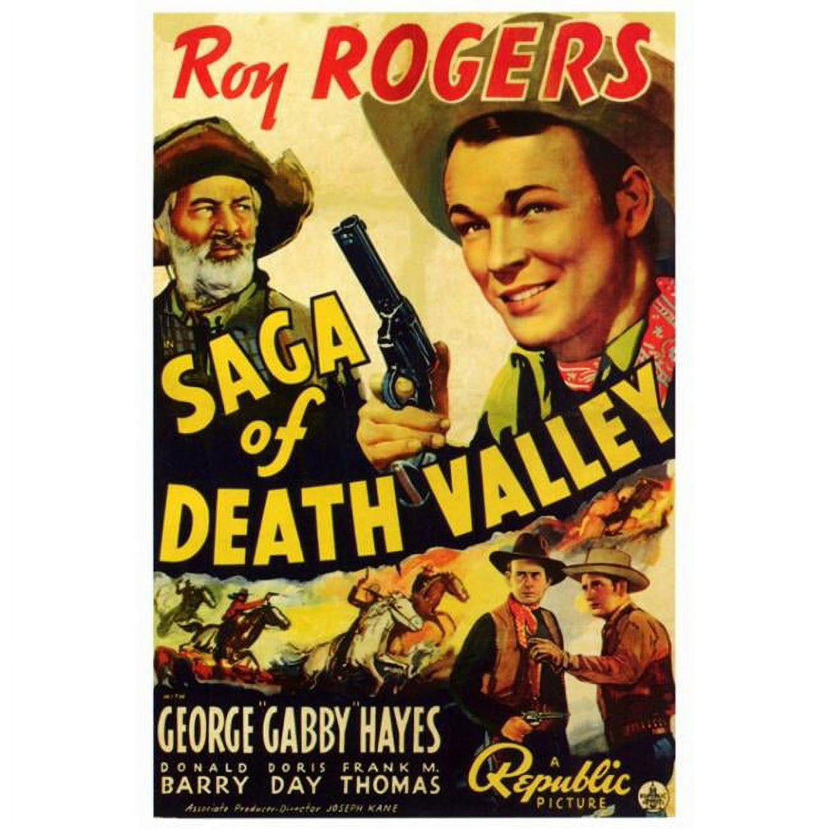 Saga of Death Valley Movie Poster Print 27x40