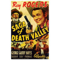 Saga of Death Valley Movie Poster Print 27x40
