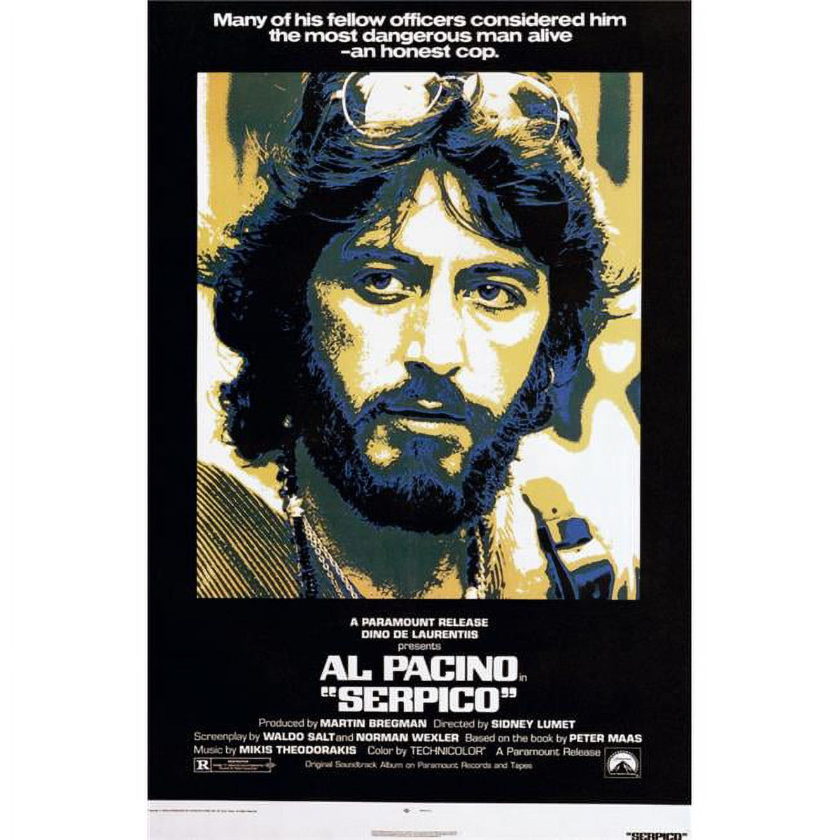 Serpico Movie Poster Masterprint featuring Al Pacino