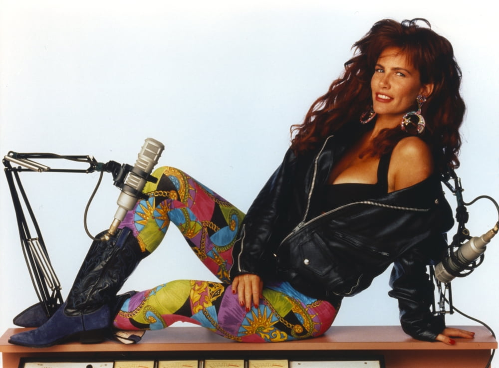 Tawny Kitaen portrait photo print in long sleeve shirt, available in multiple sizes.