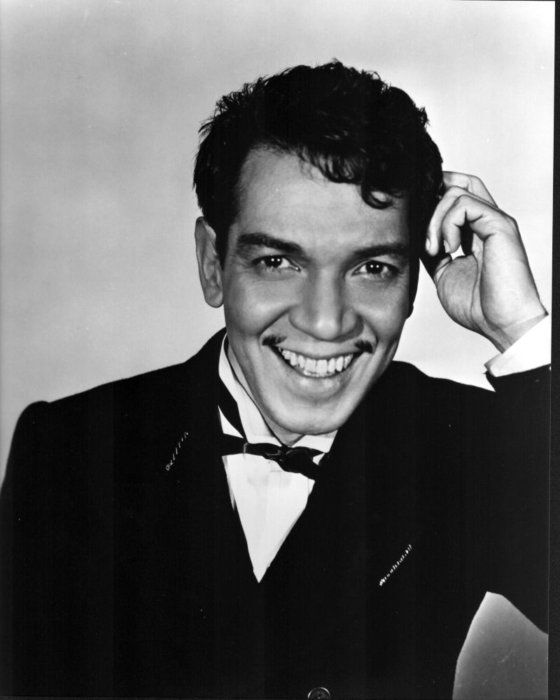 Cantinflas black and white photo print in tuxedo