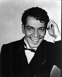 Cantinflas black and white photo print in tuxedo
