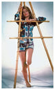 Elizabeth Montgomery in blue outfit photo print