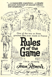 The Rules Of The Game (La Regle Du Jeu) 1939 Movie Poster Print