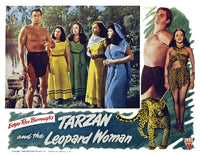 Tarzan and The Leopard Woman movie still print - 10x8