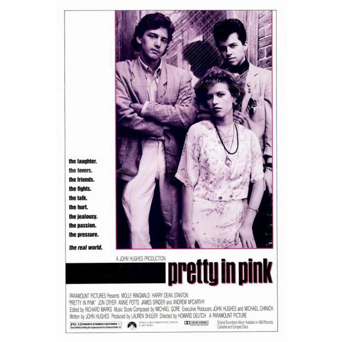Pretty in Pink Movie Poster Print (27 x 40)