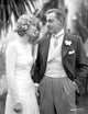 Wedding photo print of John Barrymore and Dolores Costello, capturing classic Hollywood romance.