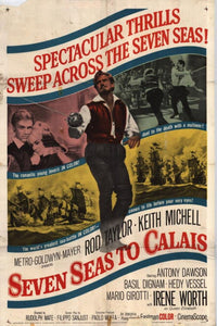 Seven Seas to Calais Movie Poster 11x17 print showcasing nautical adventure