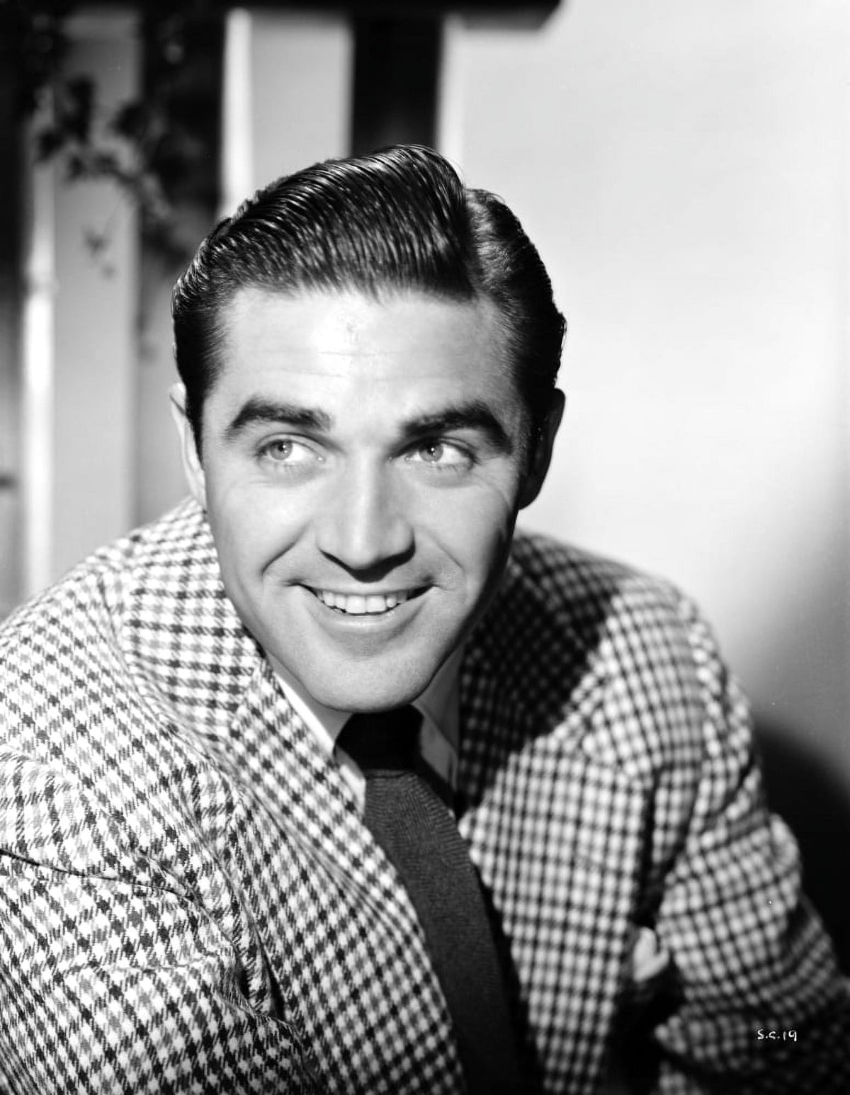 Steve Cochran photo print showcasing classic Hollywood charm.