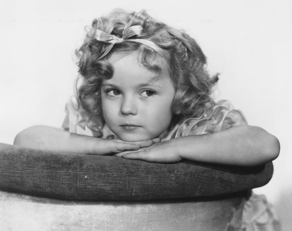 Shirley Temple Portrait Poster Print available in multiple sizes