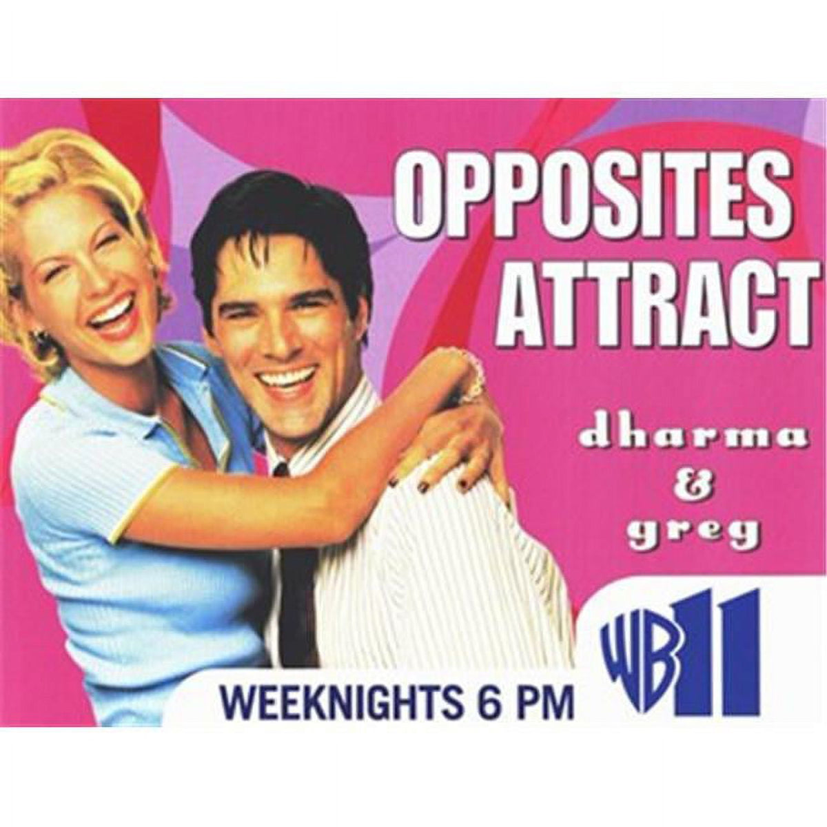 Dharma & Greg movie poster 17x11 print showcasing quirky characters.