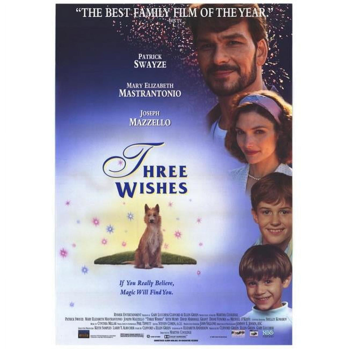 Three Wishes Movie Poster Print showcasing vibrant imagery
