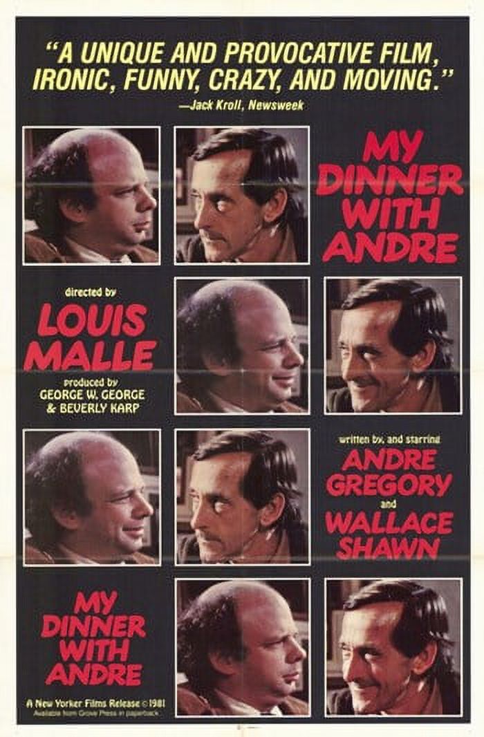 My Dinner with Andre movie poster 11x17