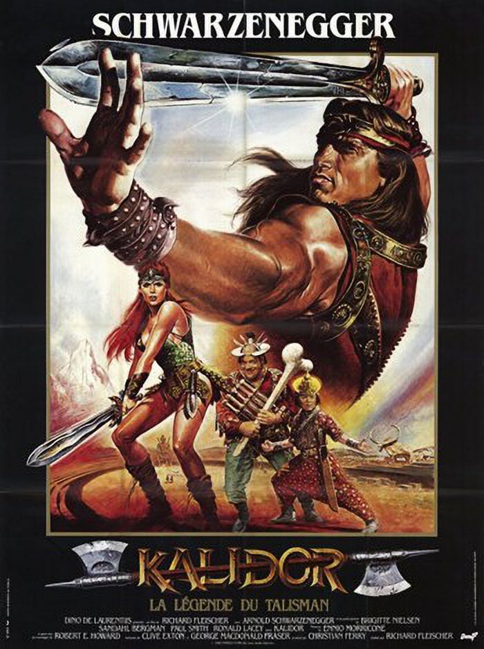 Red Sonja c.1985 Movie Poster - Style A (French) 11x17
