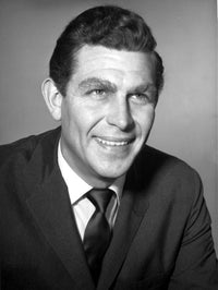 Andy Griffith smiling photo print, classic television art